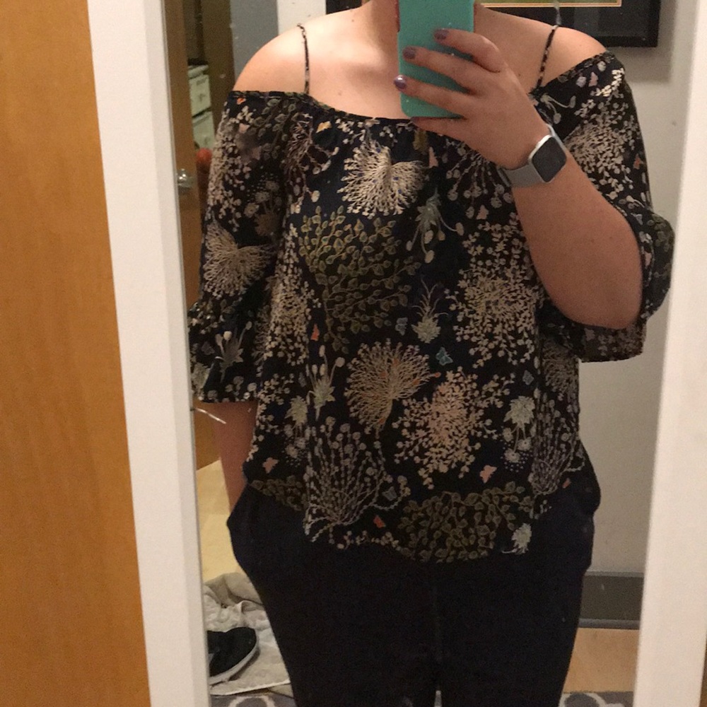 Hail3y:23 Patterned Blouse Top